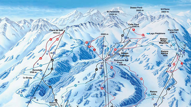 Aprica Piste Map